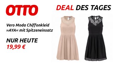Vero Moda Chiffonkleid »AYA« mit Spitzeneinsatz